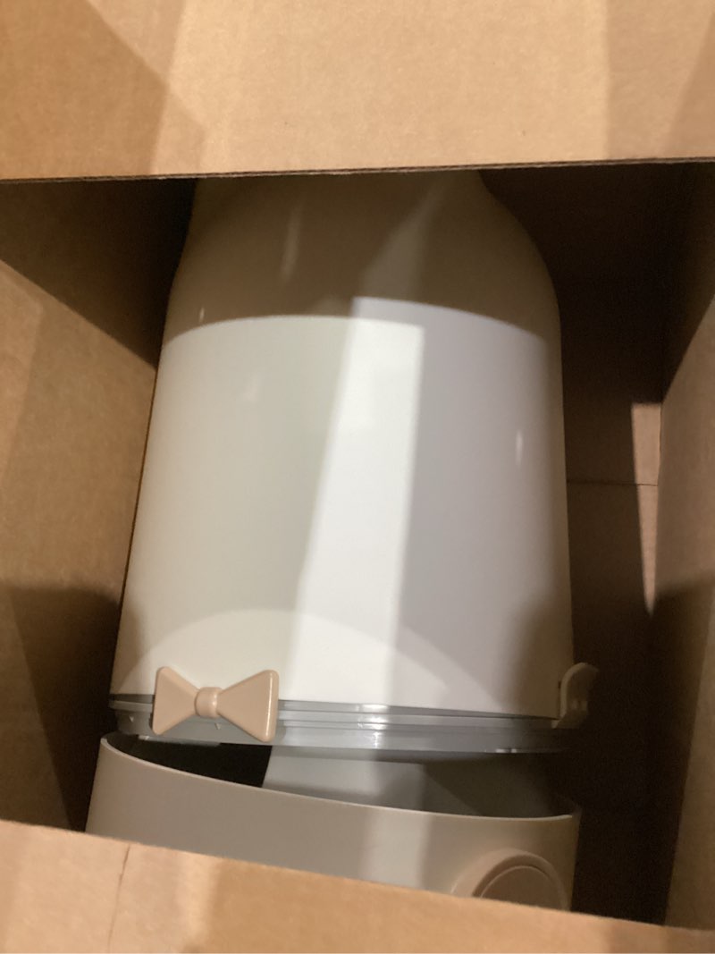 Condition photo showing Good Condition for iTouchless Diaper Pail, Odorless Bin with Ag+ Silver Ion, Trash Can with Lid - Fits Any Bag, No Refills Needed, Award-Winning Nursery Baby Registry Gift - Boho Ivory