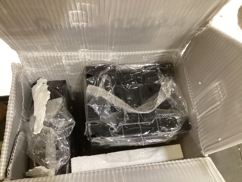 Condition photo showing As Is for metal bed frame,queen size bed frame with storage space,heavy duty sturdy mattress foundation,easy assembly,no box spring needed, black,14 inch,queen