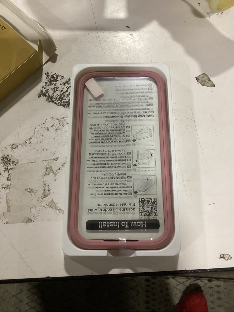 Condition photo showing New/Like New for miracase magnetic for iphone 17 pro case 6.3" [compatible with magsafe] full-body phone case with built-in glass screen protector & camera control,drop proof iphone 17 pro cover, pink iphone 17 pro magnetic pink