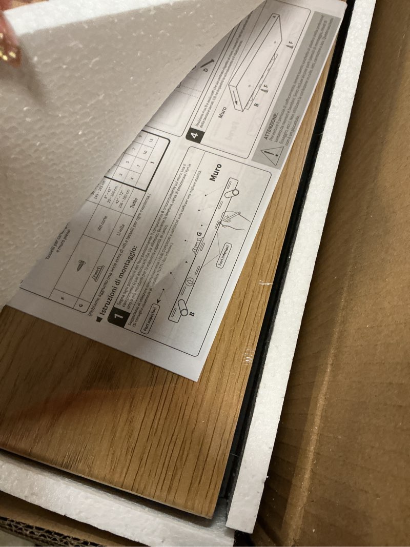 Condition photo showing New/Like New for fun memories floating shelves for wall, 30 inch long floating shelves set of 2, 30 x 10 wooden shelves for wall, large storage shelves, hanging shelves for bathroom kitchen bedroom, oak natural oak 2 30w x 10d x 1.5h