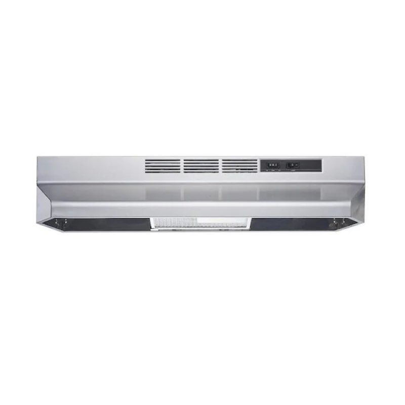 winflo 30in ductless stainless steel undercabinet range hood
