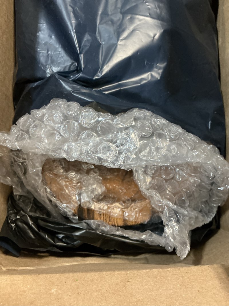 Condition photo showing New/Like New for Wooden Dough Bowls Decorative?Rustic Bread Long Bowls Decor Wood Tray, Hand Carved for Table Centerpiece Decor, Home Decor(30 * 6 * 2 inch Brown) 30*6*2 inch Brown