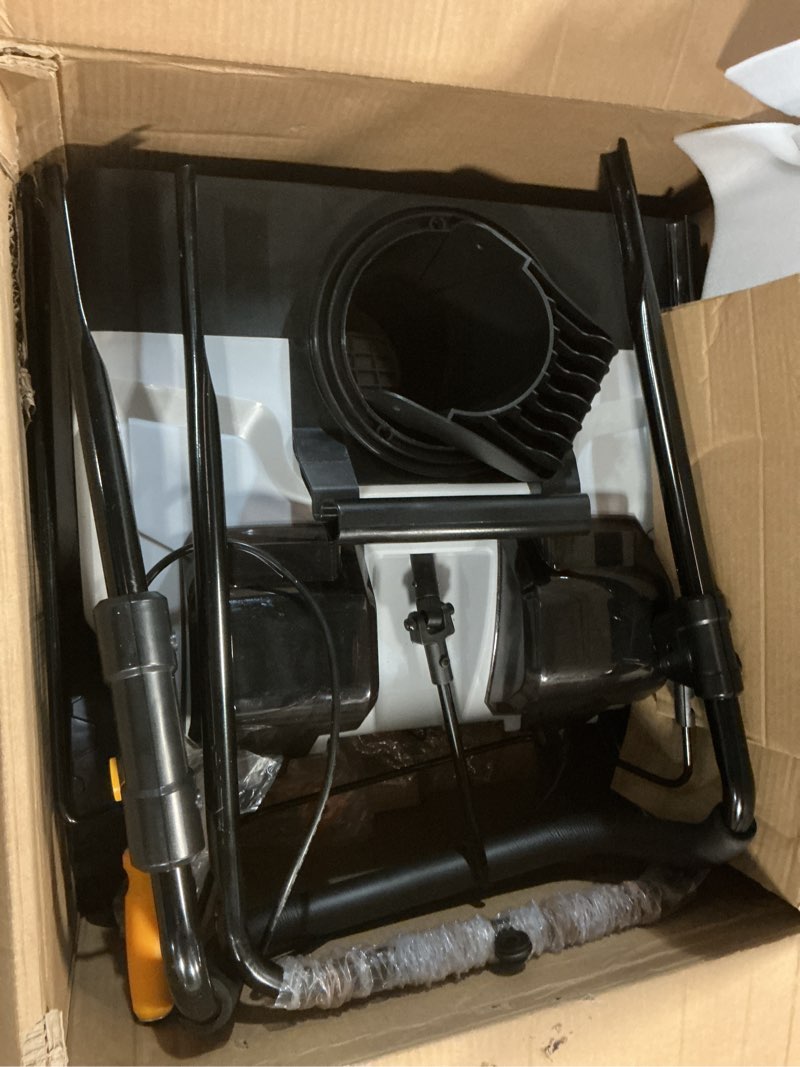 Condition photo showing Good Condition for Cordless Snow Blower Compatible with DeWalt 20V Battery(Tool Only), 20'' Brushless Electric Snow Thrower with Rotating Chute, 2 X 20V Battery Powered Snow Blower for Driveway Sidewalk Snow Removal