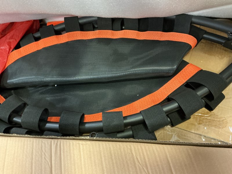 Condition photo showing Good Condition for 40"/48" Foldable Mini Trampoline Load 330lbs, Portable Exercise Rebounder with Durable Bungee Band, Fitness Trampoline for Adults and Kids