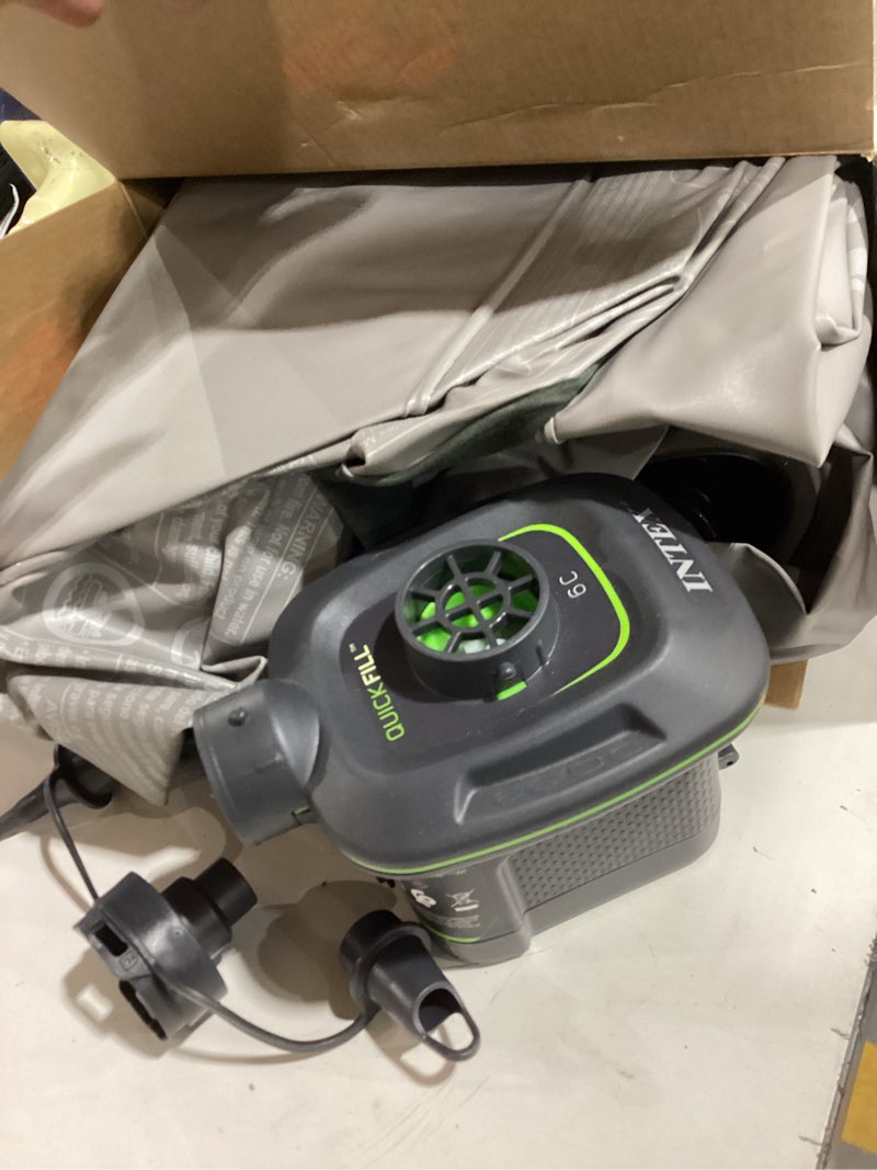 Condition photo showing Good Condition for intex 64777e dura-beam standard prestige air mattress: fiber-tech - twin size - hand-held battery pump - 10in bed height - 300lb weight capacity twin with pump