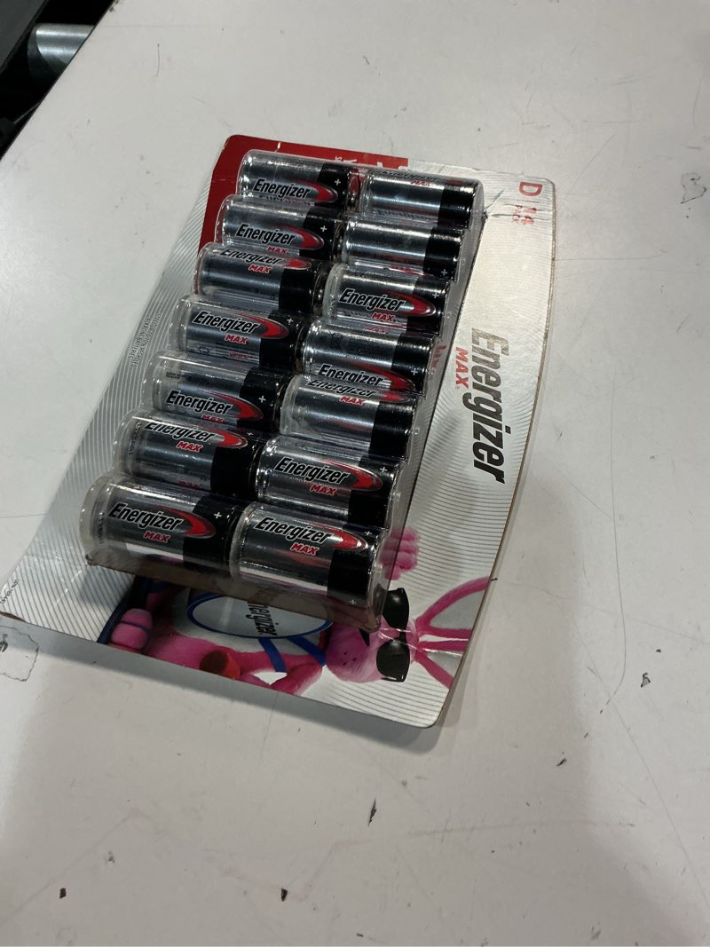 Condition photo showing New/Like New for energizer max d batteries  d cell alkaline batteries (14 count)