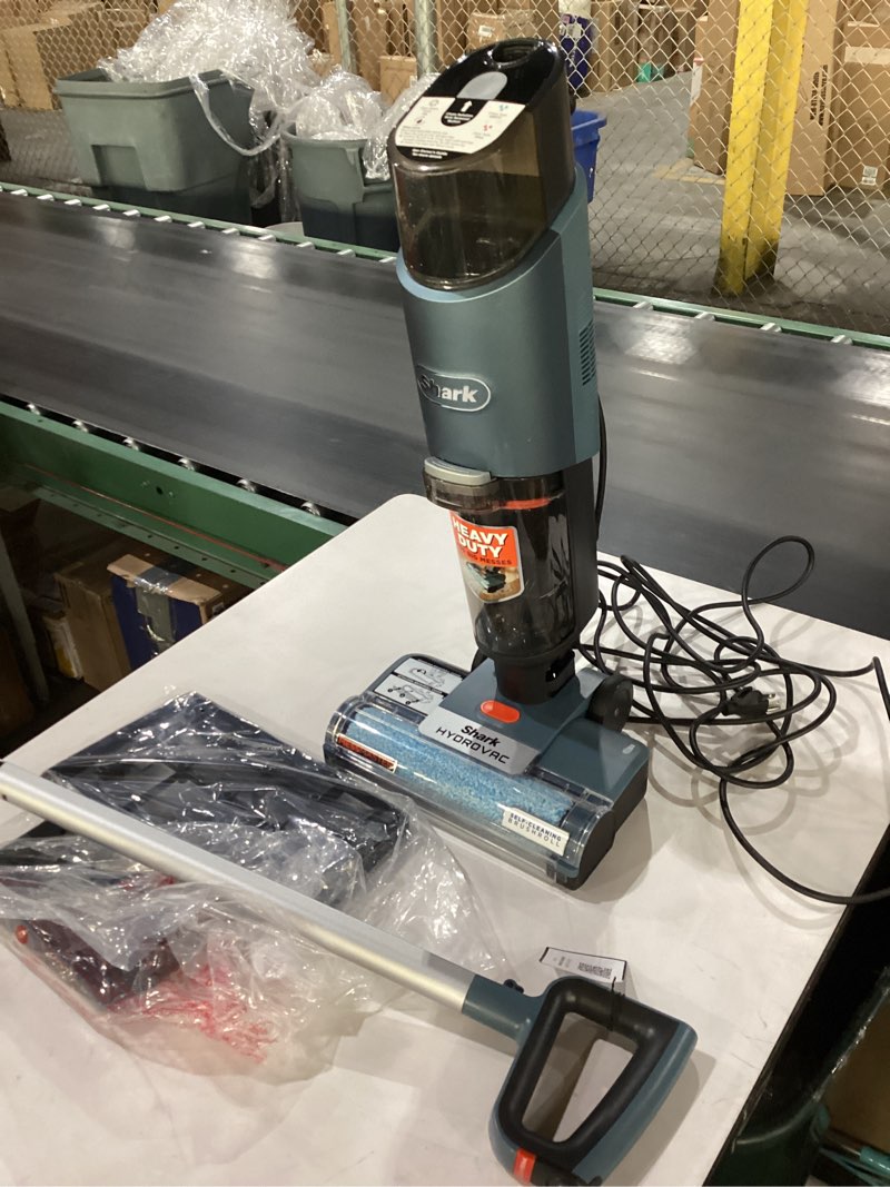 Condition photo showing As Is for Shark HydroVac MessMaster Wet Dry Corded Vacuum Cleaner, 3-in-1 Multi-Surface Vacuum Mop & Self-Cleaning System, Lightweight, Powerful Suction, for Hard Floors & Area Rugs, Navy, WD161 … Not Tested 