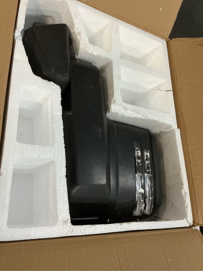 Condition photo showing Good Condition for Driver Left Side Door Towing Mirror Power Heated Glass with BLIS Turn Signal Light Puddle Light Back