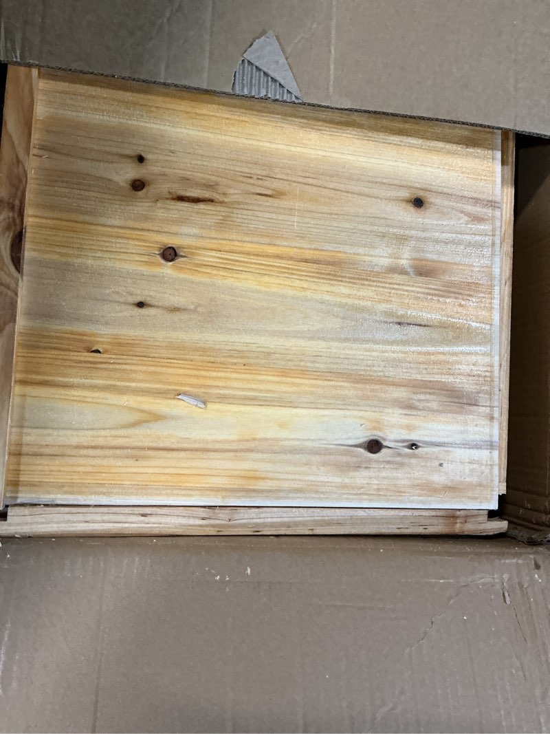 Condition photo showing As Is for Honey Lake 10 Frame Beehive Starter Kit and Beekeeping Supplies Tool Kit, Beeswax Coated Assembled Deep Bee Box, Bee Hive Starter Kit with Beehive Frames & Bee Smoker and Beekeeping Hat with Veil 10-Frame