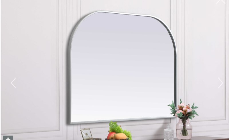 Blaire Silver Arch Wall Mirror