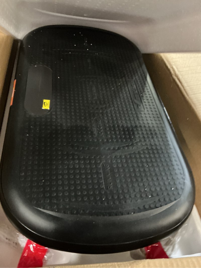 Condition photo showing Good Condition for MERACH Vibration Plate Exercise Machine, Vibration Plate 440 Lbs Capacity, Bluetooth and Silicone Pedal, Stimulate Deep Fat, Vibration Plate for Lymphatic Drainage, Vibrating for Weight Loss Black