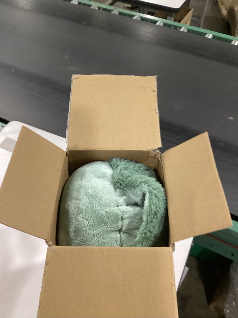Condition photo showing New/Like New for HUGIMALS The Hug Pillow in Sage | 10 lb Weighted Heavy Round Sensory Pillow with Cozy Hand Pocket for Self-Care, Comfort, Relaxation, Sleep - Thoughtful Gift