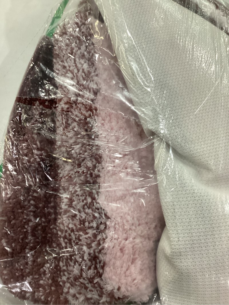 OLANLY Bathroom Rugs Sets 3 Piece, Soft Absorbent Microfiber Bath Mats and U-Shaped Contour Toilet R