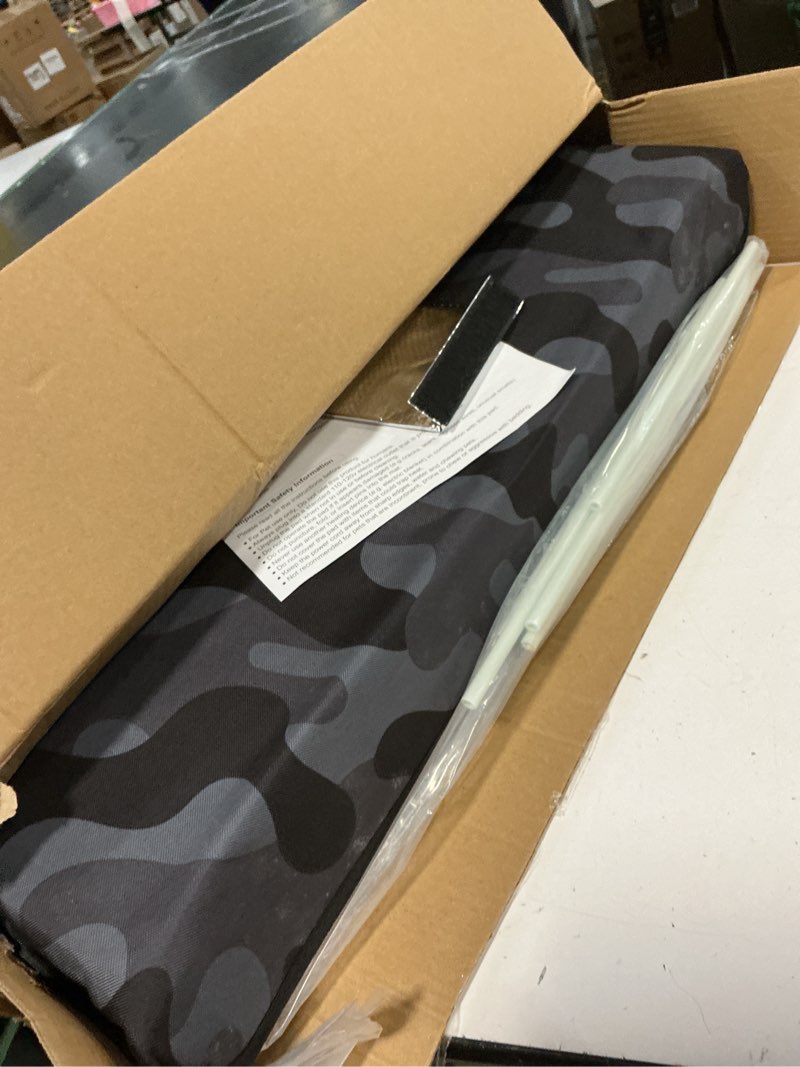 Condition photo showing Good Condition for Heated Cat House for Outside, Waterproof Awning & Escape Door Heated Cat Houses for Indoor/Outdoor Cats in Winter, Elevated & Insulated Outdoor Cat Shelter for Feral Cat(Black Camo, 25"x16"x12") Black Camo 25.2"x16.5"x12.2"