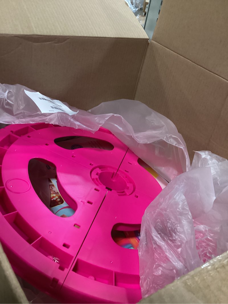 Condition photo showing As Is for Unicorn Sit and Spin Toys for Toddlers, Extra Large Size, Christmas Birthday Gift for Kids Boys Girls with Music & LED Lights, 360°Spinning Seat Sensory Toys Stocking Stuffers Pink
