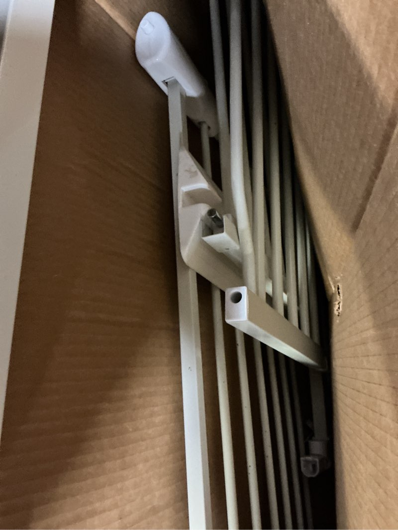 Condition photo showing As Is for Tall baby gate white