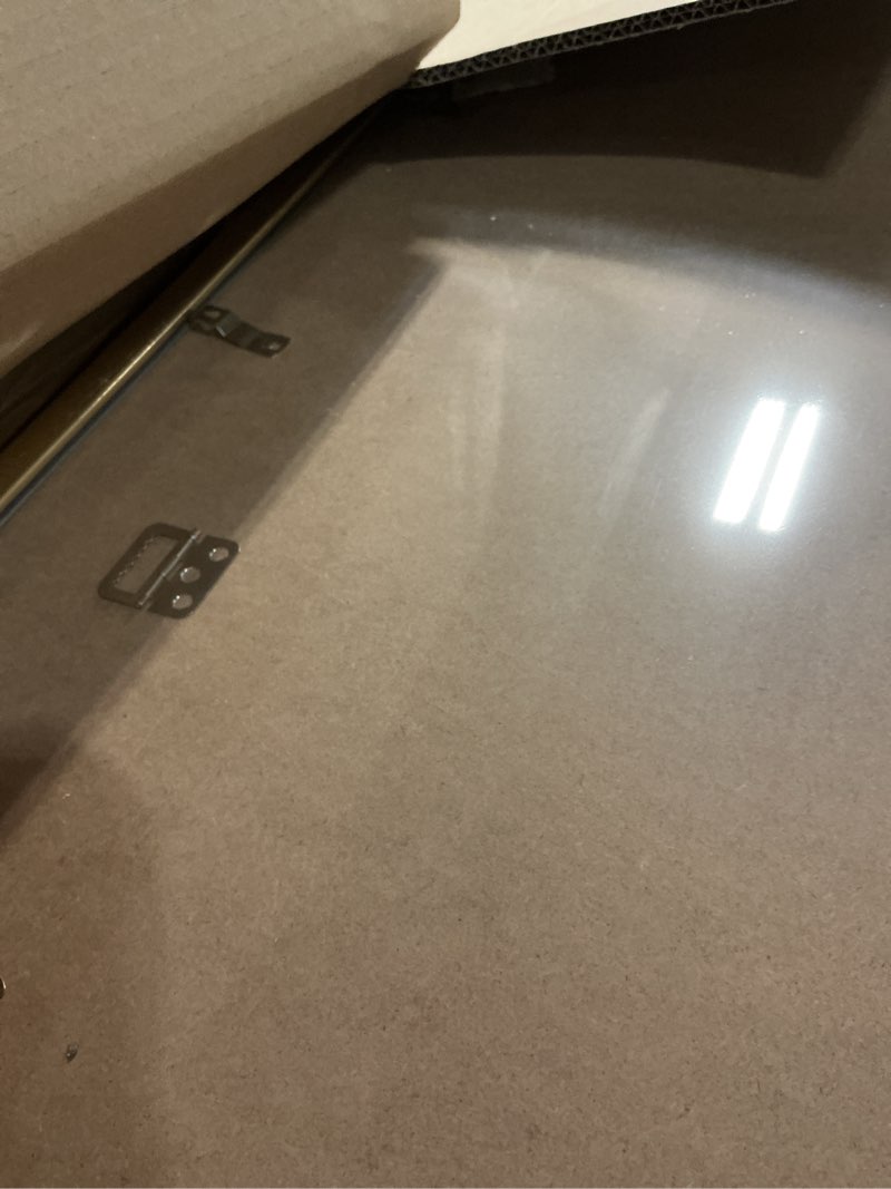 Condition photo showing Good Condition for GULETHUN 24x36 Picture Frame, Gold Poster Frame, Home Decor Natural Gallery Frames, Horizontal or Vertical Format, Sturdy, Plexiglass, Large Wall Decor, for Photos, Artworks, Posters Gold 24x36in