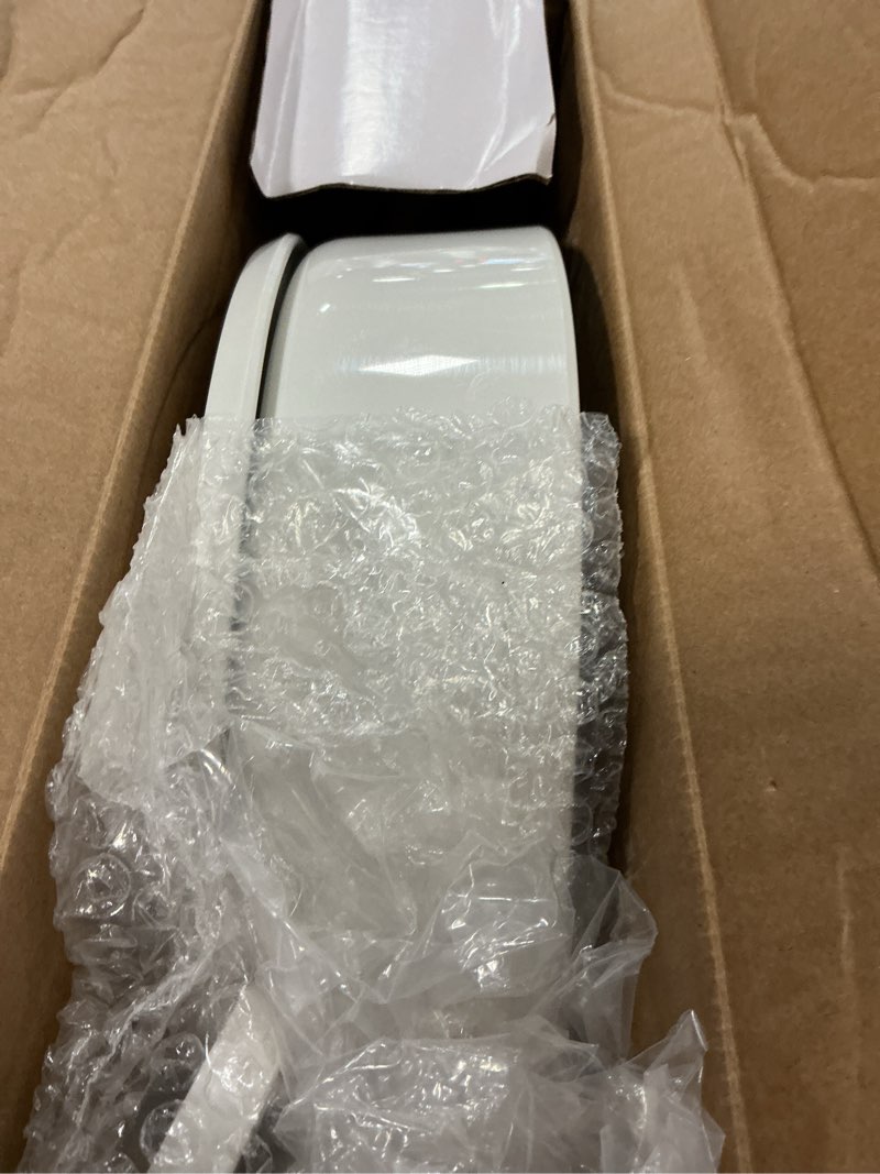Condition photo showing Good Condition for KOHLER 25875-0 Hyten 3" Height, Elevated Soft Close Elongated Toilet Seat, Contoured Seat with Grip-Tight Bumpers, Quick-Attach Hardware, No Slam Toilet Seat, White White Elongated