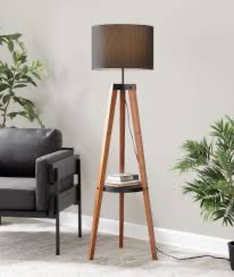 Easterwood Compass Shelf Floor Lamp Base