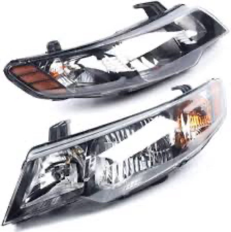 OLDANI Headlight Assembly for 2010-2013 Kia Forte/Koup LX EX SX, Passenger & Driver Side Halogen Hea