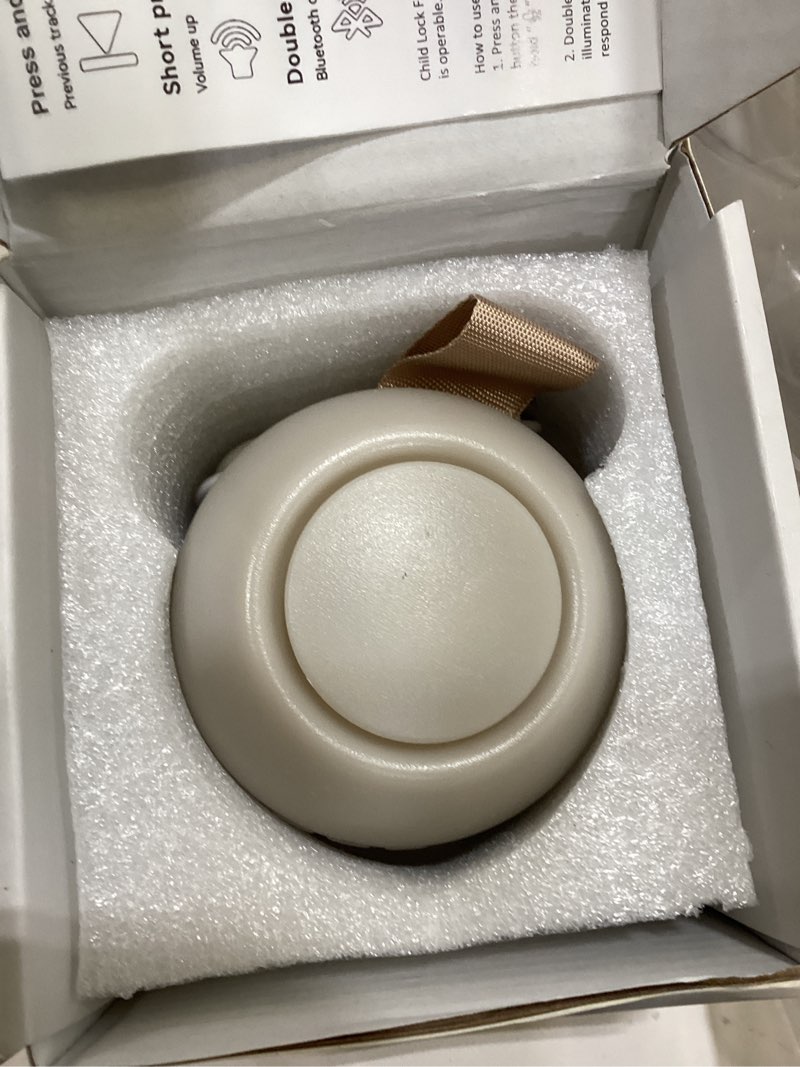 Condition photo showing Good Condition for 2026 Mom's Choice Awards, Portable Sound Machine for Baby Adult, AI Cry Detection, 18 Soothing Sound, Bluetooth Rechargeable White Noise Machine for Home Office Travel, Nursery Light, Gray Putty Gray