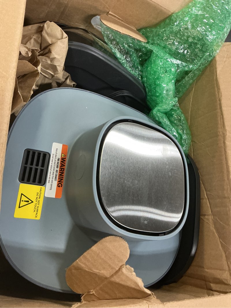Condition photo showing Good Condition for ninja crispi pro 6-in-1 glass air fryer | 450°f, nontoxic, 6qt & 2.5qt containers & lids | microwave, freezer, dishwasher safe | max crisp, air fry, bake, roast, recrisp, dehydrate |cyberspace as101cy