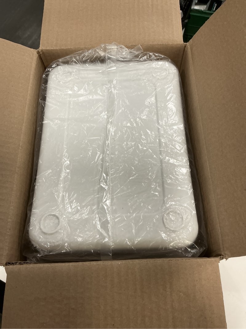 Condition photo showing Good Condition for Cesun 4 Gallon Bathroom Trash Can with Lid, Small Automatic Trash Can, Touchless Motion Sensor Garbage Can, White Plastic Waste Basket for Bathroom, Bedroom, Toilet, Office, Rv