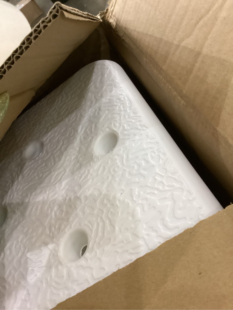 Condition photo showing As Is for Bath SafetyBenches/Stools Product Description: KD Bath Bench w/Back & Padded Arm,1/ea