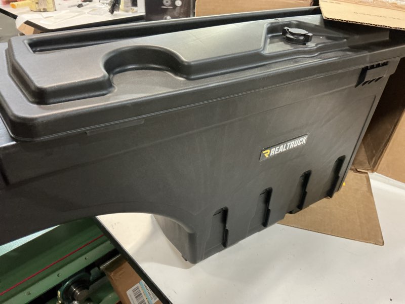 Condition photo showing As Is for RealTruck UnderCover SwingCase Truck Bed Storage Box | SC105D | Fits 2020 - 2025 Chevy/GMC Silverado/Sierra 2500/3500HD Drivers Side (Will not fit with MultiPro Tailgate)