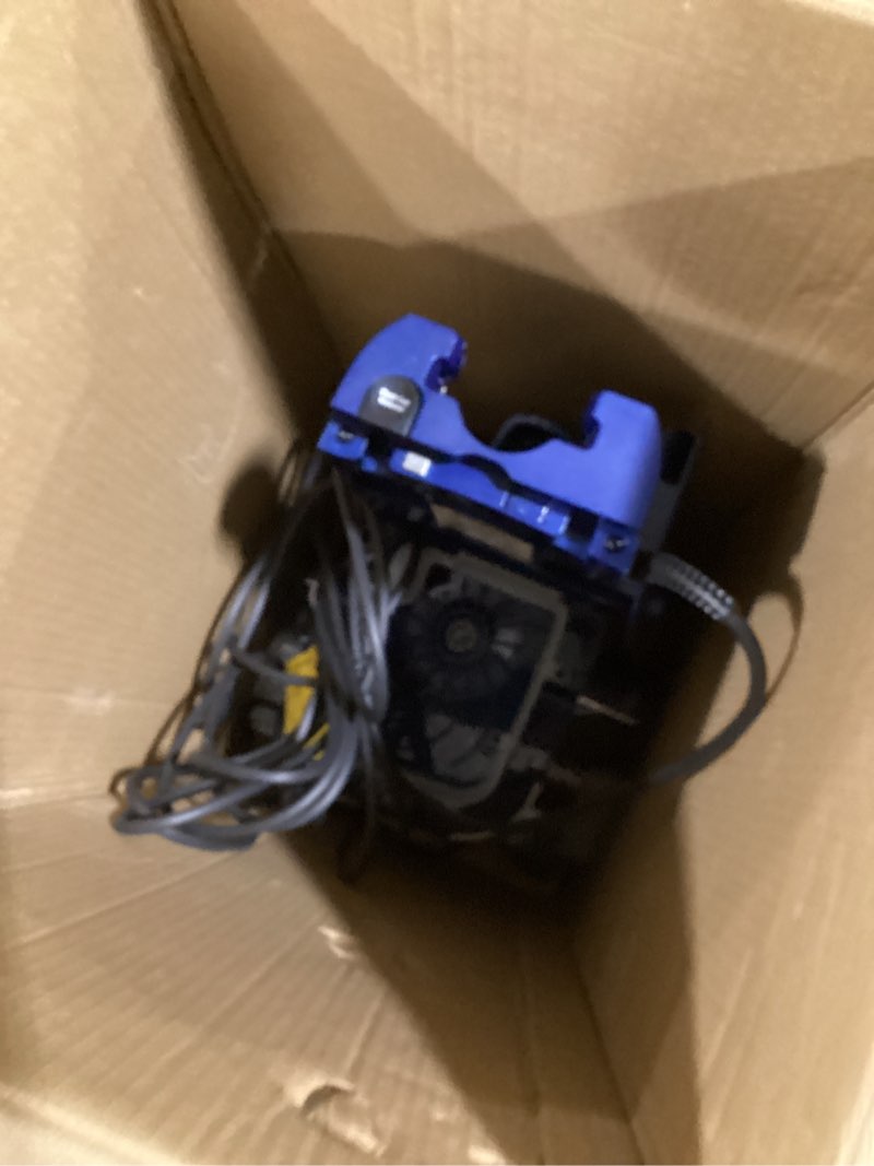 Condition photo showing Good Condition for shark upright vacuum, stratos with duoclean powerfins, hairpro, powered lift-away, self-cleaning brushroll, & odor neutralizer technology, navy, az3002