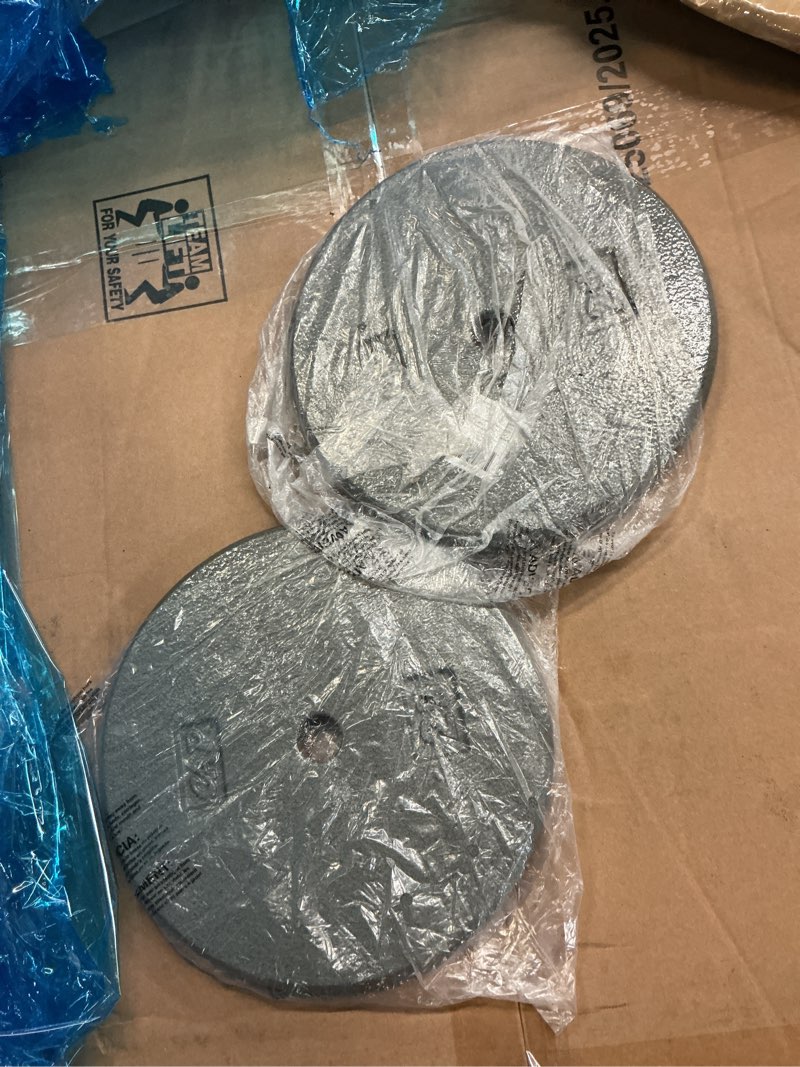 Condition photo showing Good Condition for CAP Barbell Standard 1-Inch Cast Iron Weight Plates - Singles & Sets | 1.25-50 lbs | Multiple Options Gray 25 lb - Set of 2