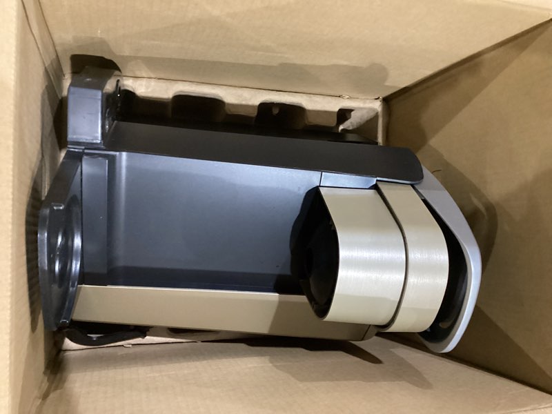 Condition photo showing As Is for keurig k-elite single serve k-cup pod coffee maker, with strength and temperature control, iced coffee capability, 8 to 12oz brew size, programmable, brushed gold