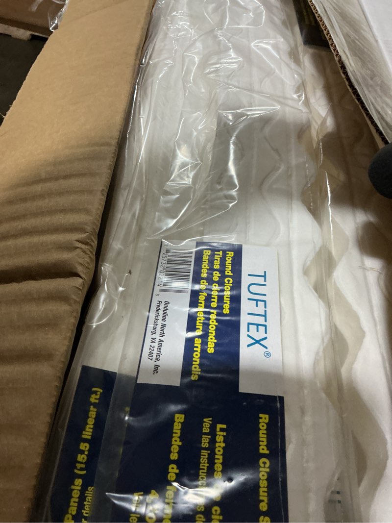 Condition photo showing New/Like New for tufter 20-5-pack cross link polyethylene solid roof panel closure strips