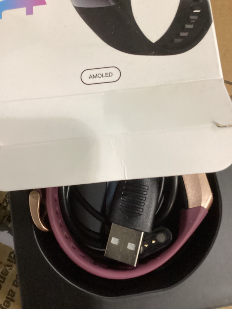 Condition photo showing Good Condition for fitness tracker, 1.10''amoled touch color screen activity tracker with 24/7 heart rate, sleep tracking, 25 sports, step calorie counter pedometer for android phones iphones women men kids