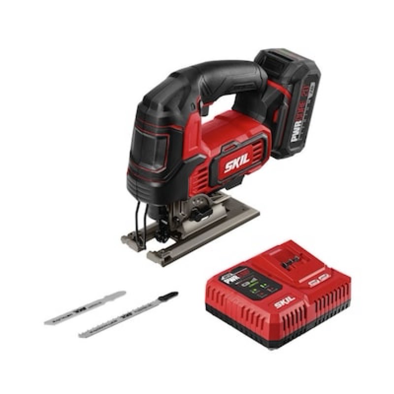 SKIL PWR CORE 20 20-volt Brushless Variable Speed Keyless Cordless Jigsaw (Battery Included