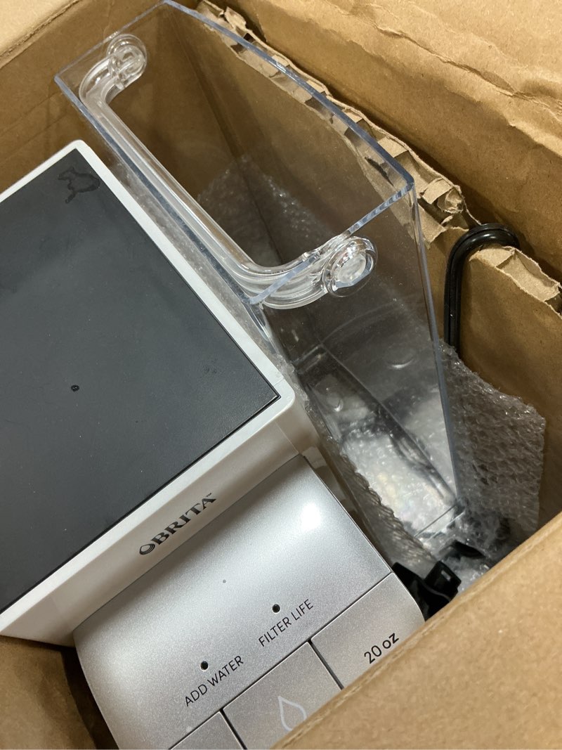 Condition photo showing Good Condition for Brita Hub Instant Powerful Countertop Water Filter System, Reduces 70+ Contaminants, 12 Cup Water Reservoir, Includes 6 Month Carbon Block Filter, White, 87340