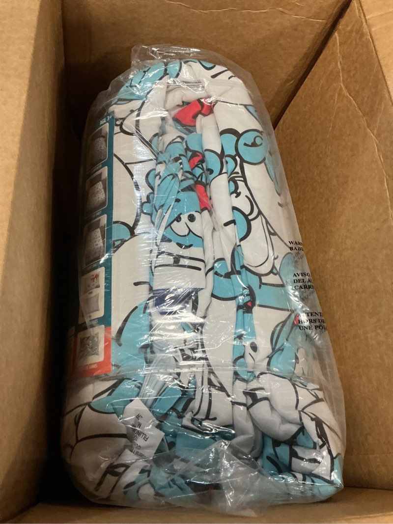 Condition photo showing Good Condition for the smurfs kids bedding super soft & cozy reverisble microfiber comforter and sheet set with sham, 7 piece queen size, (officially licensed product) by franco the smurfs - blue original 7 piece queen size