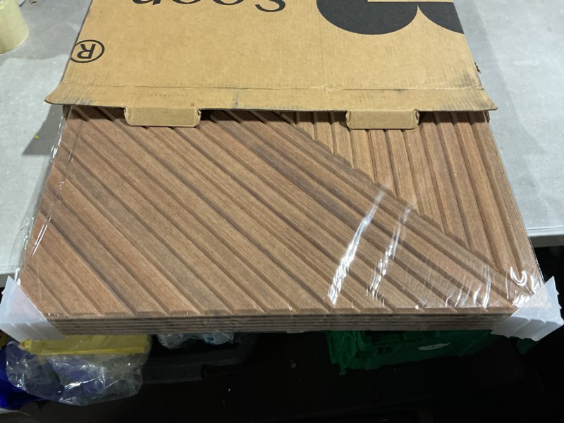 Condition photo showing Good Condition for acoustical wall panels, 6-piece 23.62 x 23.62 inches art acoustic panels, decorative acoustic panels, acoustic wall panels, sound absorbing wall art, arcadian vortex 72 x 48 inches arcadian vortex