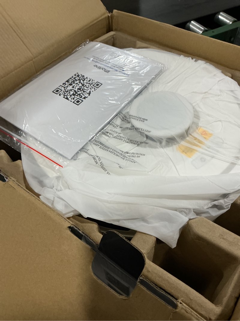 Condition photo showing Good Condition for robot vacuum and mop combo, robot vacuum cleaner with bagless self emptying station, 18000pa suction, lidar navigation, ideal for pet hair, carpet & hard floor, compatible with app/alexa/voice control