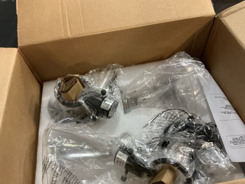 Condition photo showing Good Condition for Wall Sconces Set of 2 Modern Vanity Light Fixtures for Bathroom Black Wall Mount Lighting Lamp Hardwired Farmhouse Wall Lights with 6 Inch Clear Glass Shade for Bedroom Living Room Mirror Matt Black 2 Pack