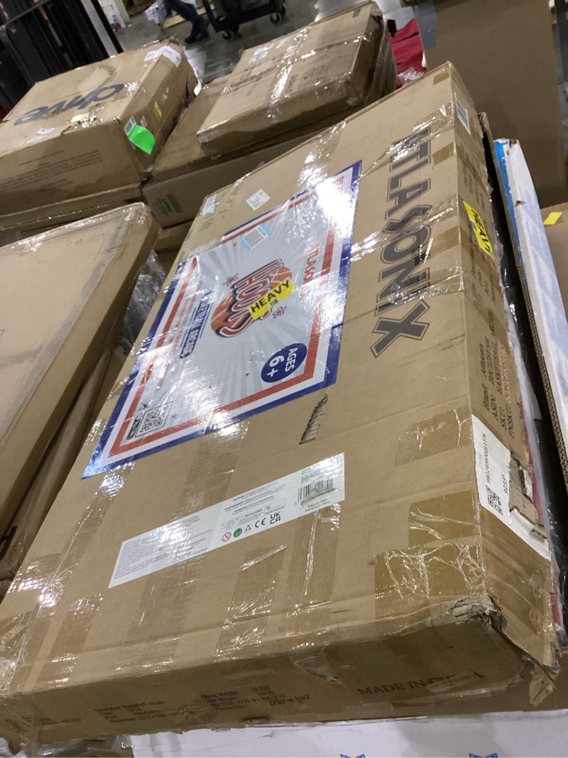 Condition photo showing As Is for Atlasonix Basketball Arcade Game - Arcade Basketball Game Indoor, Pop a Shot Game Dual Players for Kids and Adults, Electronic Scoring System with 5 Basketballs, Fun