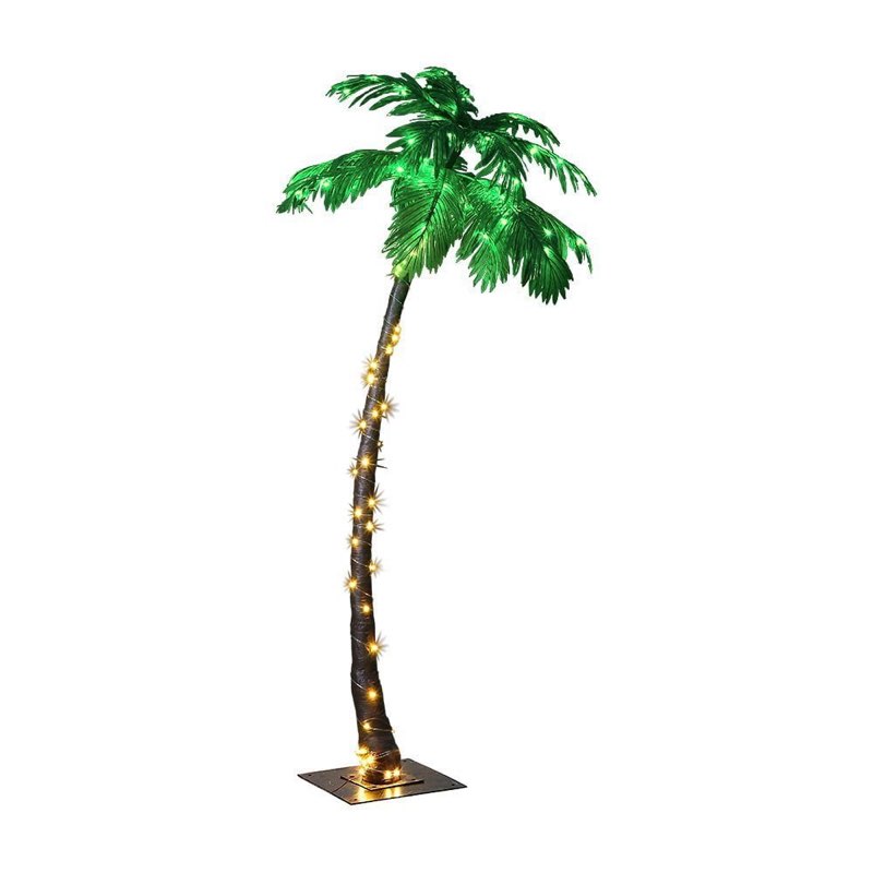 soshot 6ft solar lighted palm trees 