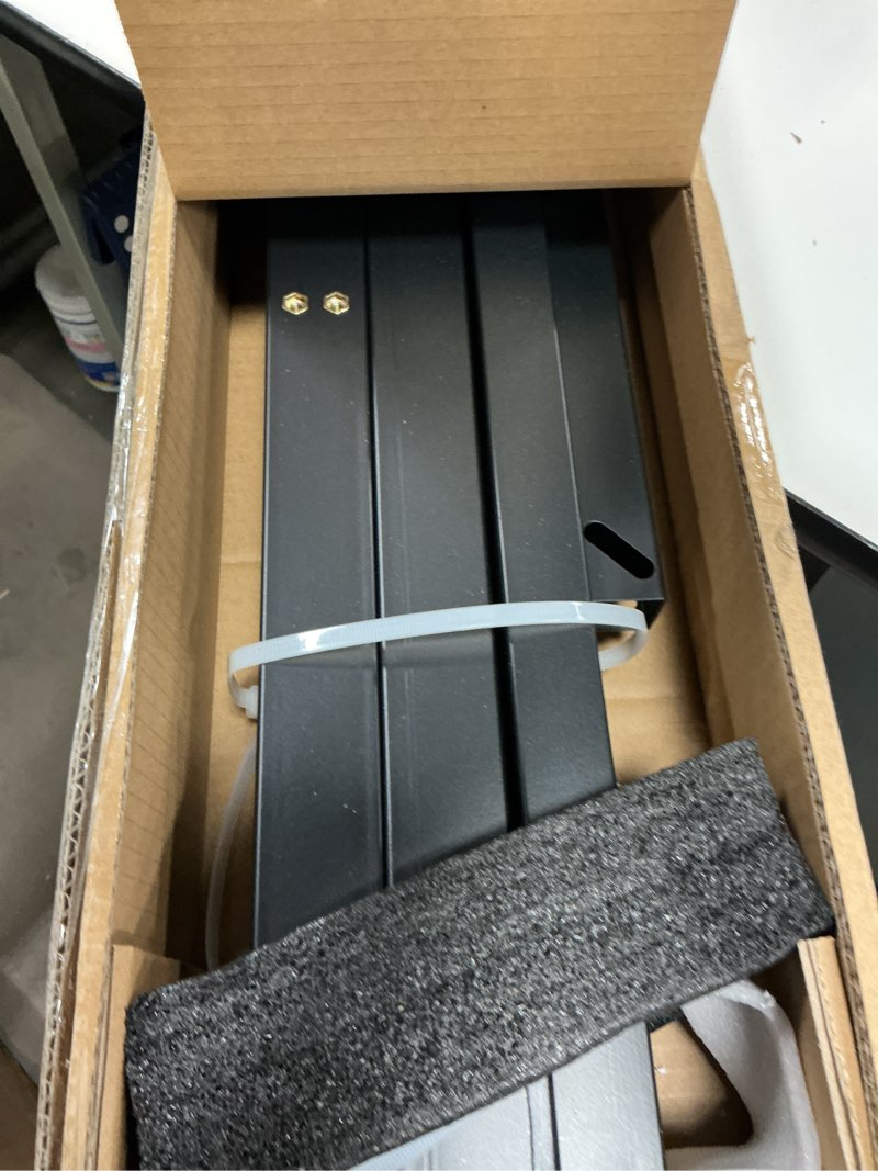 Condition photo showing Good Condition for VIVOSUN Outdoor Handrail, 4 Step Stair Handrail, 54" x 36" Fits 1 to 4 Steps, Wrought Mattle Iron Handrail for Concrete Steps, Porch Steps, One-Step Assembly, Black 4 Steps Straight