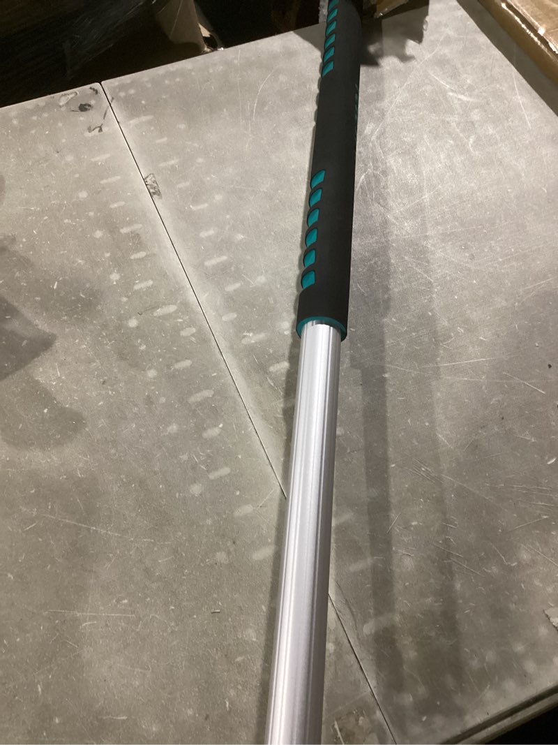 Condition photo showing As Is for telespro 20 foot high-reach duster kit with 5-12ft extendable pole - high ceiling duster cleaning kit with telescopic pole,cobweb duster, chenille ceiling fan duster, microfiber feather duster 12ft pole