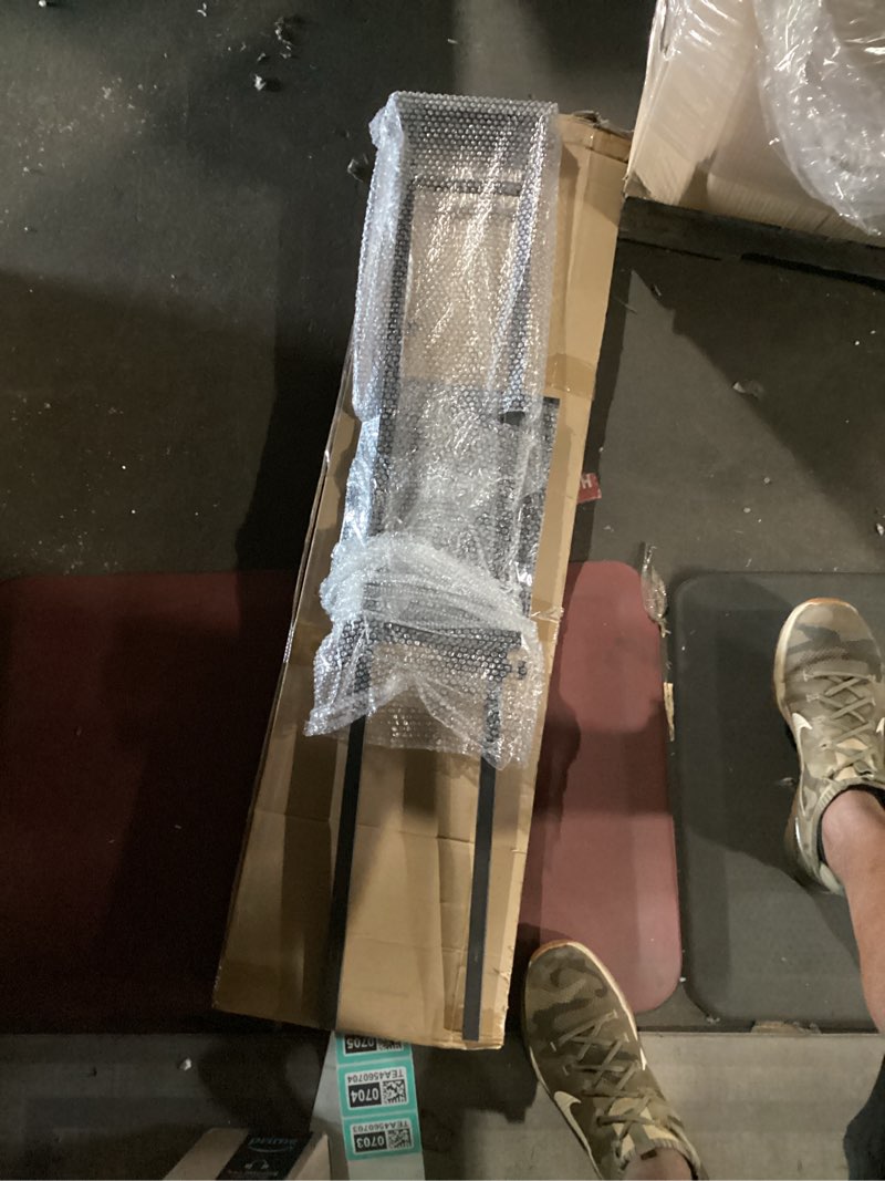 Condition photo showing Good Condition for black pedestal poster sign stand for display, adjustable height up to 80 inchs, heavy duty banner double sided sign holder for board & foam 1
