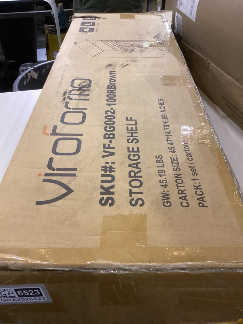 Condition photo showing As Is for  Virorormo storage shelf