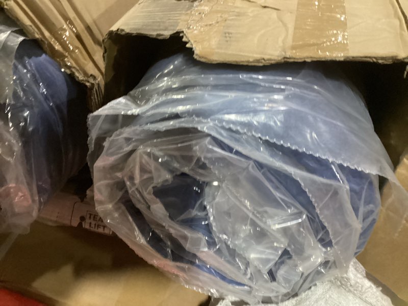 Condition photo showing Good Condition for queen mattress, 12 inch queen size hybrid mattresses in a box, medium feel foam and individual pocket springs, fiberglass free bed mattress, extra edge support, pressure relief, certipur-us, blue queen (u.s. standard) 12 inch blue