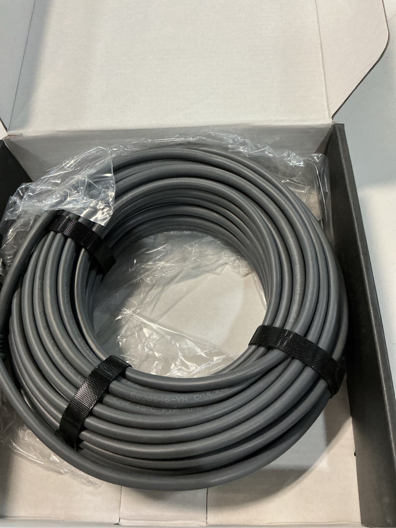 Condition photo showing As Is for lucmo starlink cable gen 3 75ft for starlink standard generation 3, replacement extension cable waterproof (75ft / 23m), grey