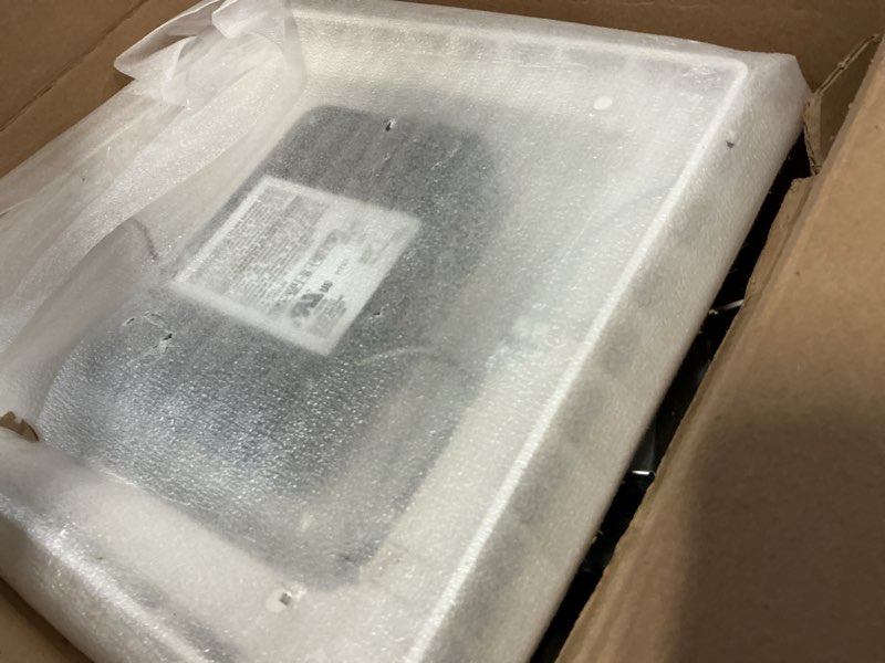 Condition photo showing As Is for broan-nutone chromacomfort bathroom exhaust fan with bluetooth speaker, powerful 110cfm/1.5 sones, 24-color led light, spk110rgbl, wall switch chroma sensonic