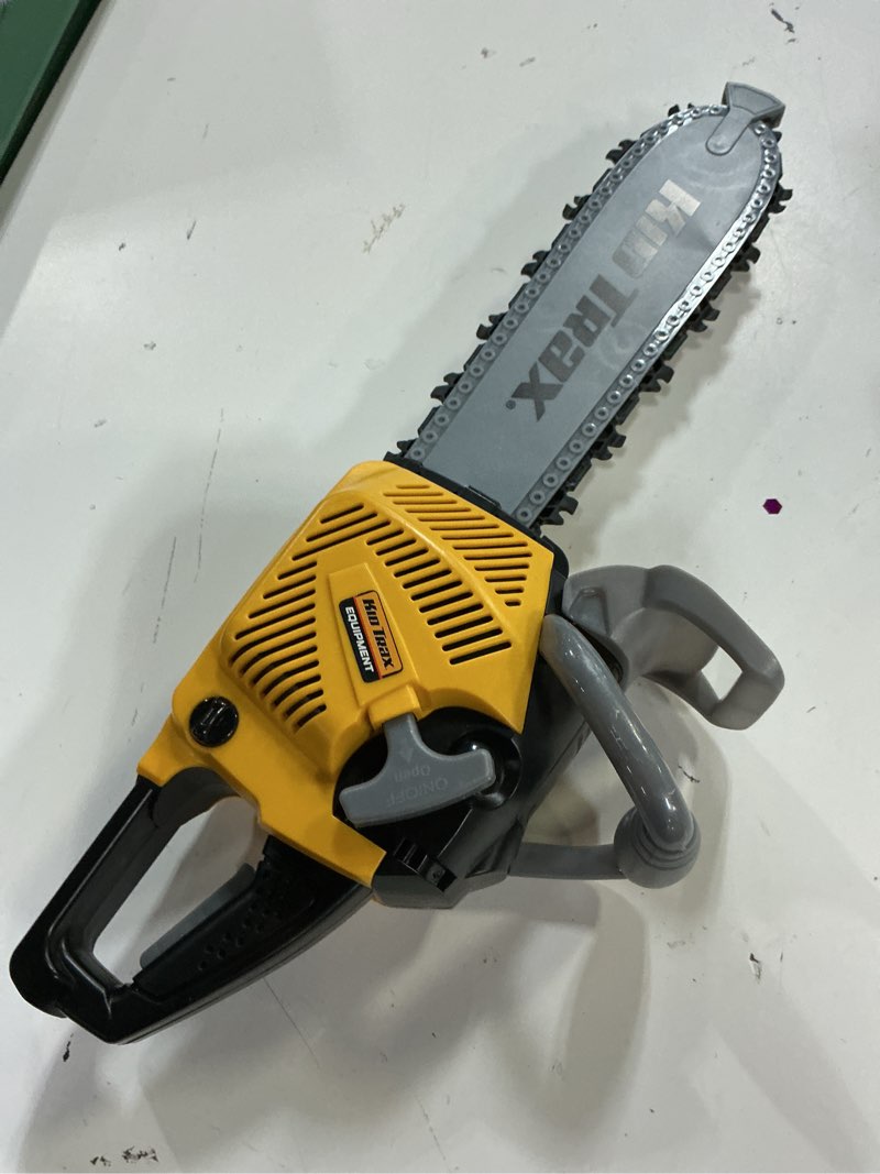 Condition photo showing Good Condition for kid trax chain saw construction toys - kids toys, gardening tools, kids chainsaw, easy to use, pretend play, tools for kid, realistic with lights & sounds, toys for 3 year old boys and girls above